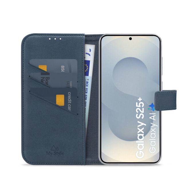 My Style Flex Wallet for Samsung Galaxy S25+ 5G Ocean Blue