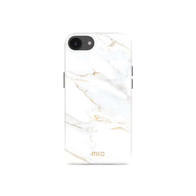 MIO White Marble Magsafe Compatible for iPhone 16e