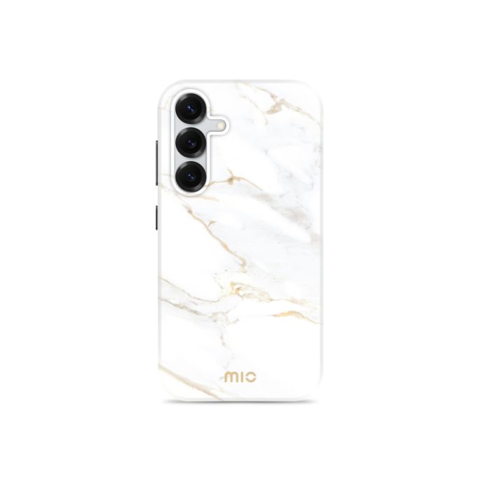 MIO White Marble Magsafe Compatible for Samsung S25 5G