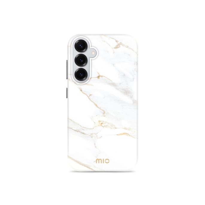 MIO White Marble Magsafe Compatible for Samsung S25+ 5G
