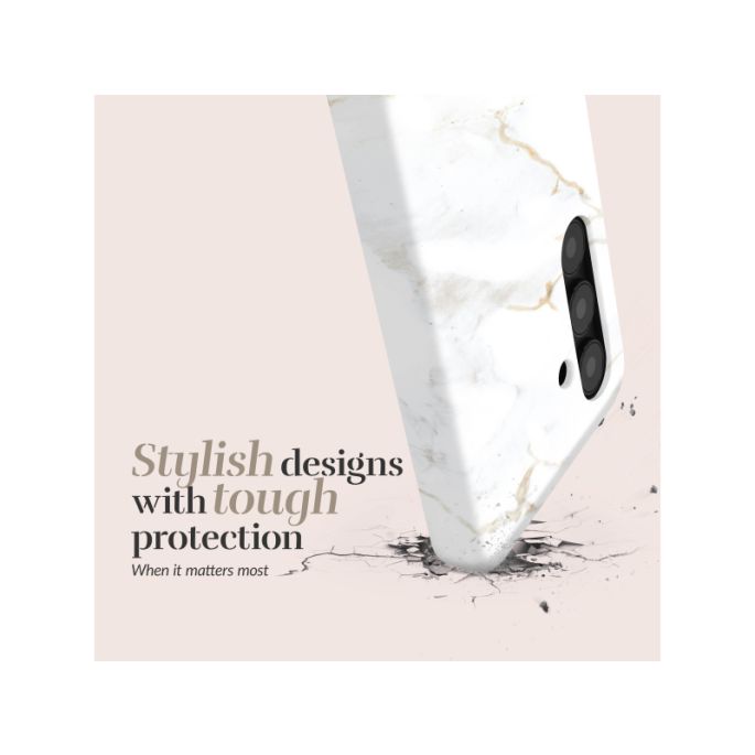 MIO White Marble Magsafe Compatible for Samsung S25+ 5G