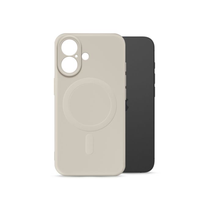 My Style Protective Flex Magsafe Compatible Case for Apple iPhone 16 Antique White