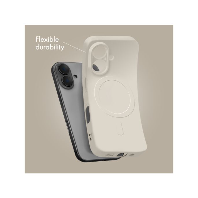 My Style Protective Flex Magsafe Compatible Case for Samsung Galaxy A55 5G Antique White