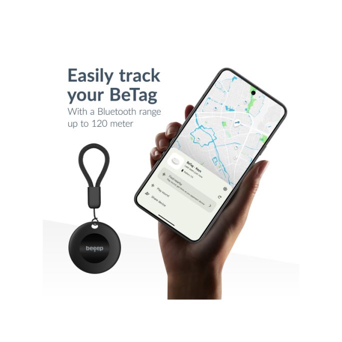 Beeep BeTag Android Tracker White & Keychain White - 1 pack