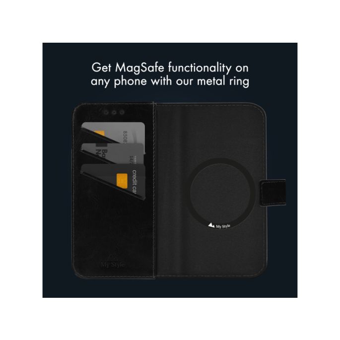 My Style Universal MagSafe Compatible Wallet - Black 6.3
