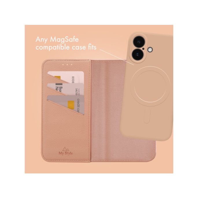 My Style Universal MagSafe Compatible Wallet - Soft Pink 6.8