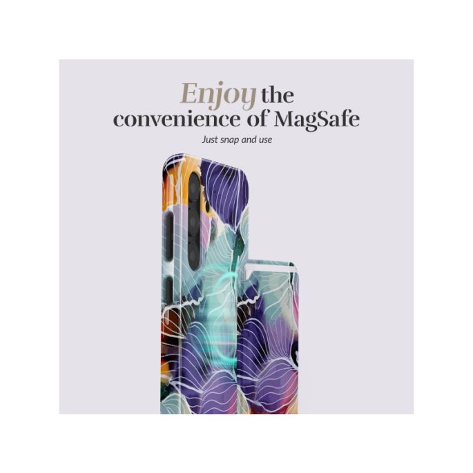 MIO Flowers Magsafe Compatible Card Holder