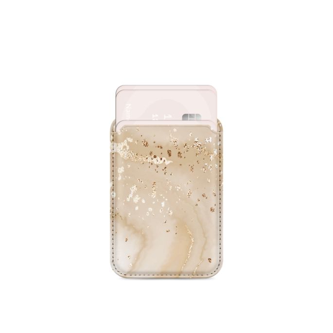 MIO Gold Marble Magsafe Compatible Card Holder