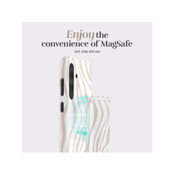 MIO Sandy Zebra Magsafe Compatible Card Holder