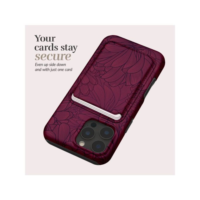 MIO Berry Blooms Magsafe Compatible Card Holder