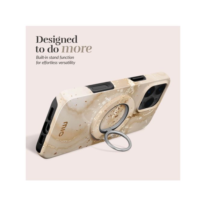 MIO MagSafe Compatible Swivel Ringstand Gold Marble