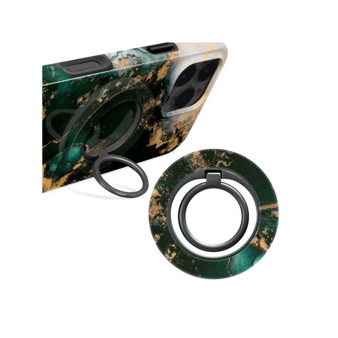 MIO MagSafe Compatible Swivel Ringstand Green Marble
