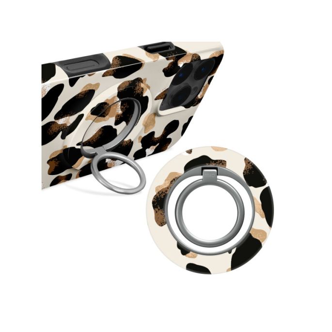 MIO MagSafe Compatible Swivel Ringstand Leopard
