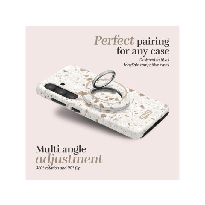 MIO MagSafe Compatible Swivel Ringstand Soft Terrazzo