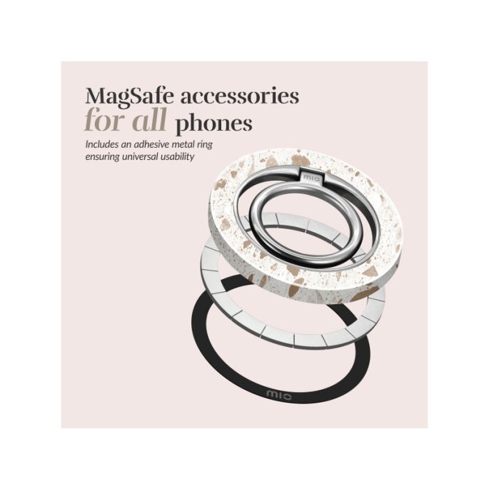 MIO MagSafe Compatible Swivel Ringstand Soft Terrazzo