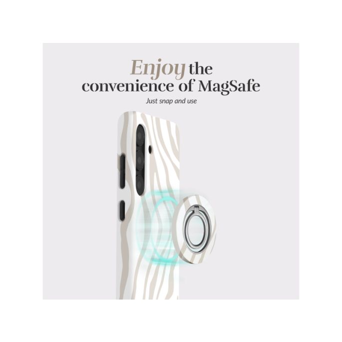 MIO MagSafe Compatible Swivel Ringstand Sandy Zebra