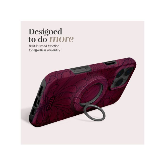 MIO MagSafe Compatible Swivel Ringstand Berry Blooms