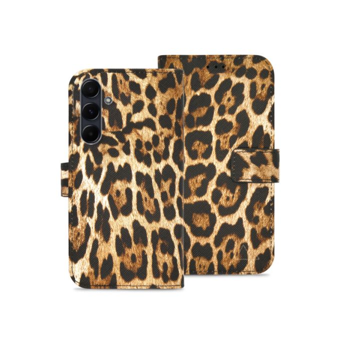 My Style Flex Wallet for Samsung Galaxy A35 5G Wild Leopard