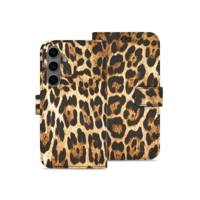My Style Flex Wallet for Samsung Galaxy S24 FE 5G Wild Leopard