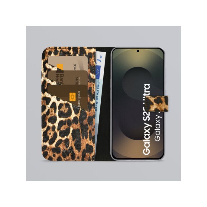 My Style Flex Wallet for Samsung Galaxy S25 Ultra 5G Wild Leopard