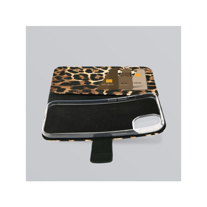 My Style Flex Wallet for Apple iPhone 13/14/15 Wild Leopard