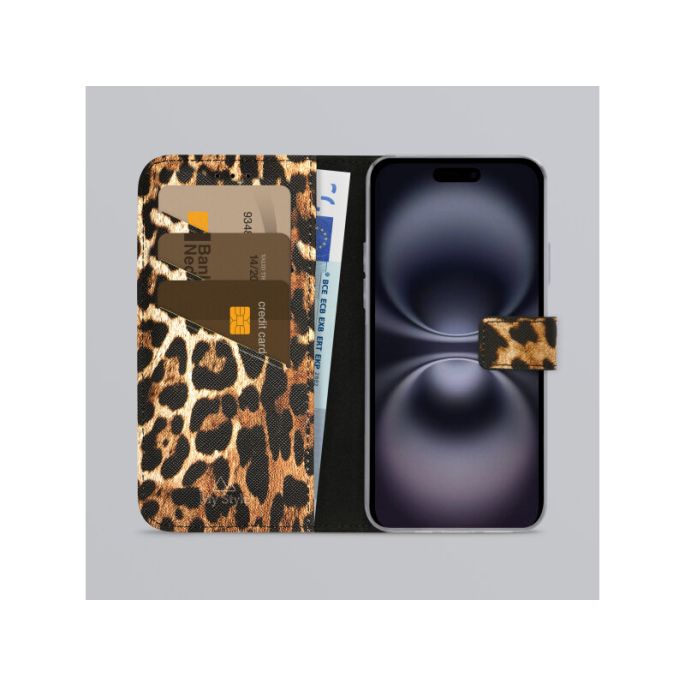 My Style Flex Wallet for Apple iPhone 16 Wild Leopard