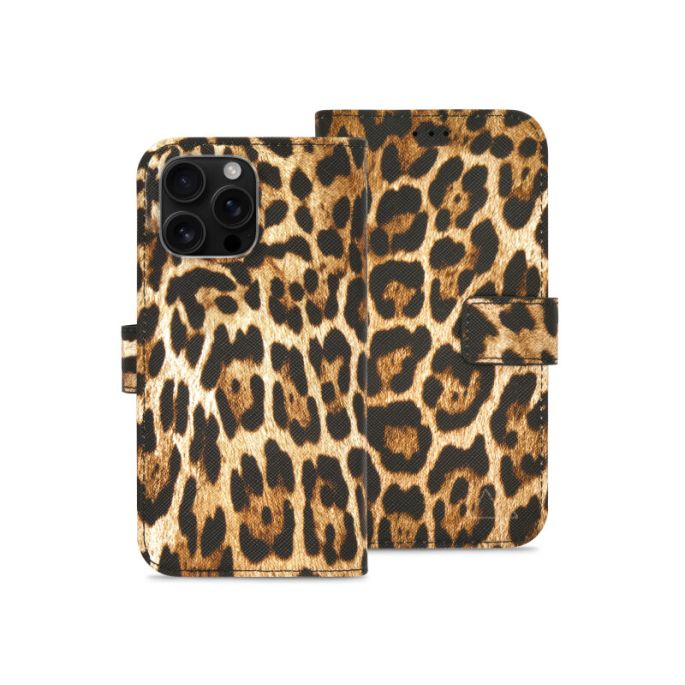 My Style Flex Wallet for Apple iPhone 16 Pro Max Wild Leopard