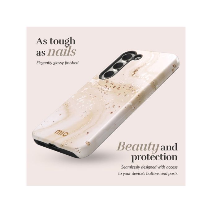 MIO Gold Marble Magsafe Compatible for Samsung S25 Edge 5G