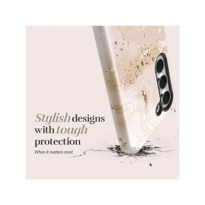 MIO Gold Marble Magsafe Compatible for Samsung S25 Edge 5G