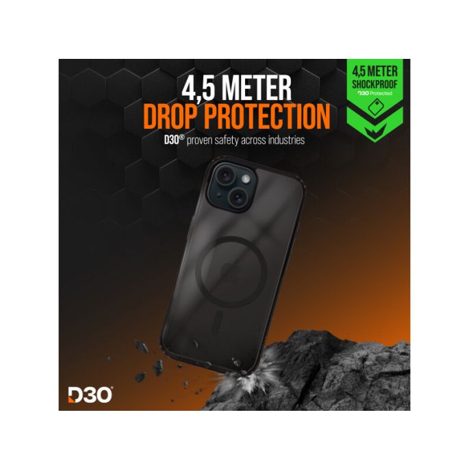 Striker X-Core - D3O Xtreme Impact Mag Case - Black - Apple iPhone 13/14/15