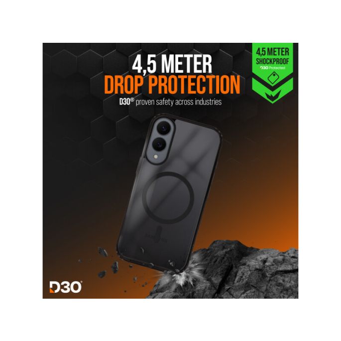 Striker X-Core - D3O Xtreme Impact Mag Case - Black - Samsung S25 Edge 5G