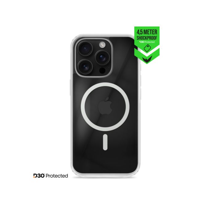 Striker X-Core - D3O Xtreme Impact Mag Case PRO - Clear - Apple iPhone 16 Pro