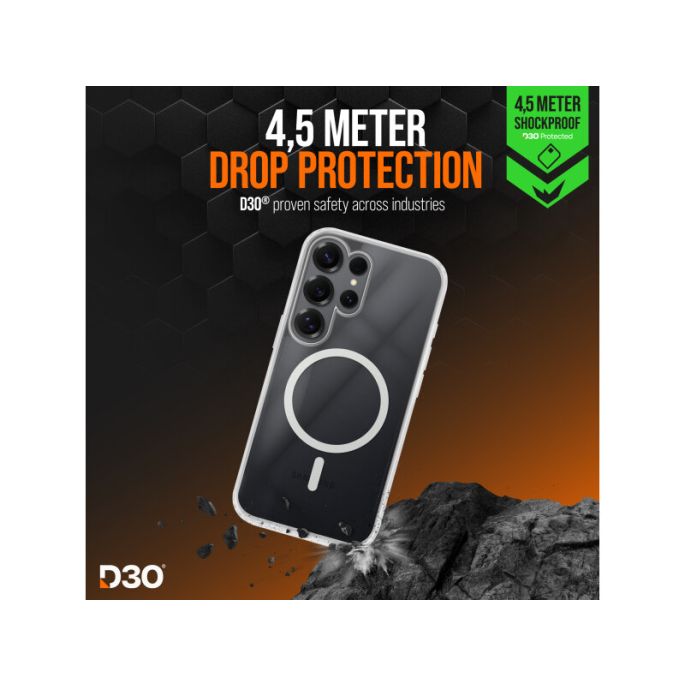 Striker X-Core - D3O Xtreme Impact Mag Case - Clear - Samsung S25 Ultra 5G