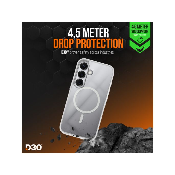 Striker X-Core - D3O Xtreme Impact Mag Case - Clear - Samsung S25 5G