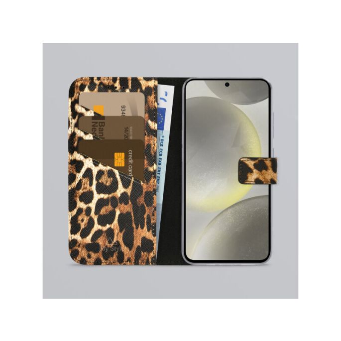 My Style Flex Wallet for Samsung Galaxy S24 5G/S25 5G Wild Leopard