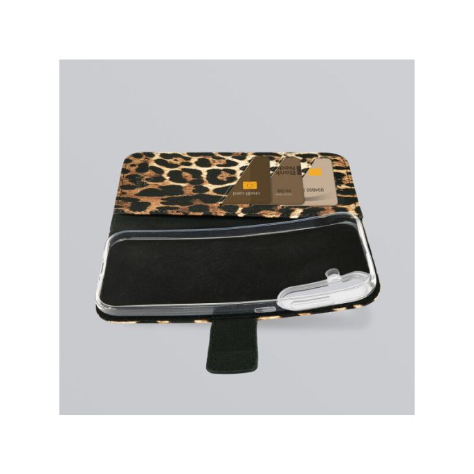 My Style Flex Wallet for Samsung Galaxy S24 5G/S25 5G Wild Leopard