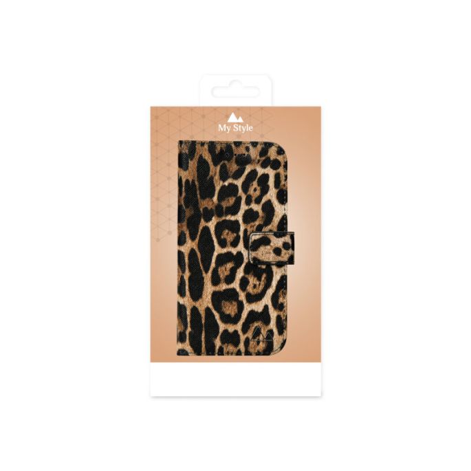 My Style Flex Wallet for Samsung Galaxy S24 5G/S25 5G Wild Leopard