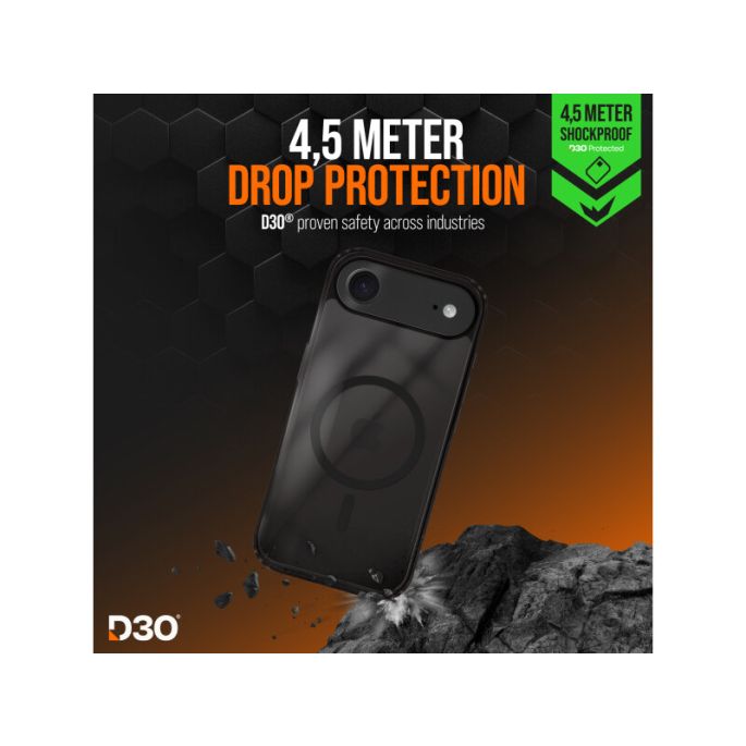 Striker X-Core - D3O Xtreme Impact Mag Case PRO - Black - Apple iPhone 17 Air