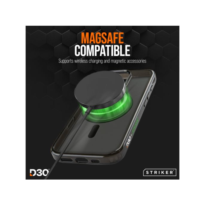 Striker X-Core - D3O Xtreme Impact Mag Case PRO - Black - Apple iPhone 17 Pro Max