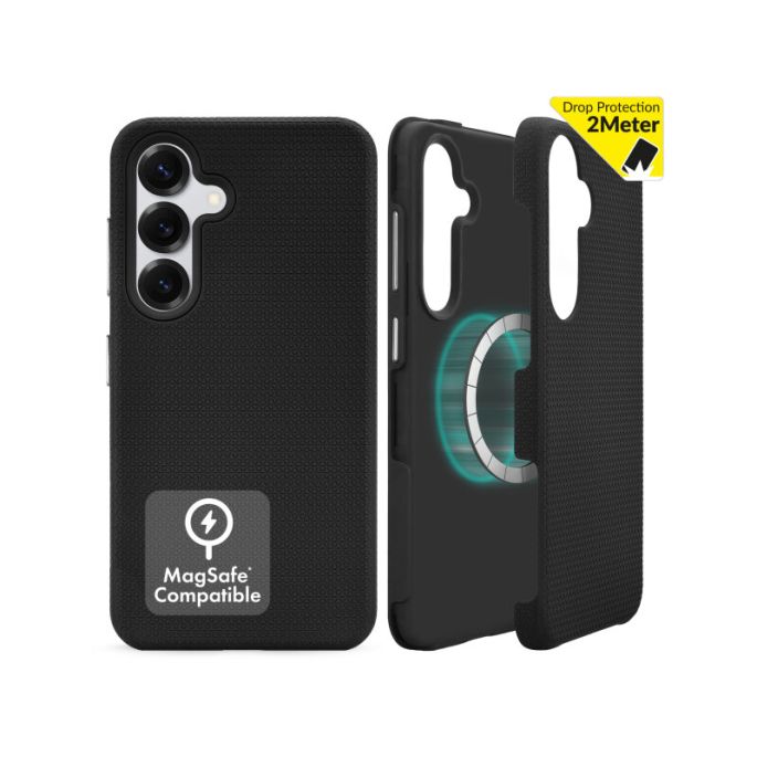 My Style Magsafe Tough Case for Samsung Galaxy S24 5G/S25 5G Black