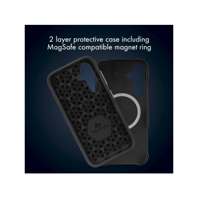 My Style Magsafe Tough Case for Samsung Galaxy S25 Ultra 5G Black