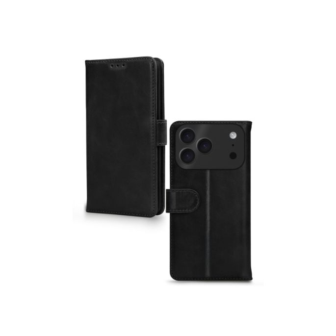 Mobilize Leather Wallet Apple iPhone 17 Pro Black