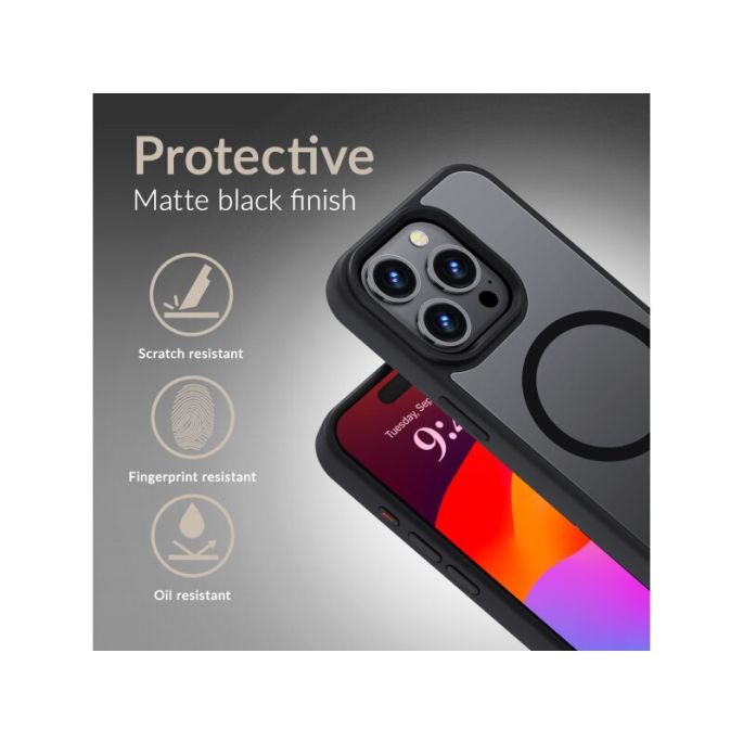 Mobilize MagSafe Compatible Hybrid Pro Case Apple iPhone 17 Pro Black