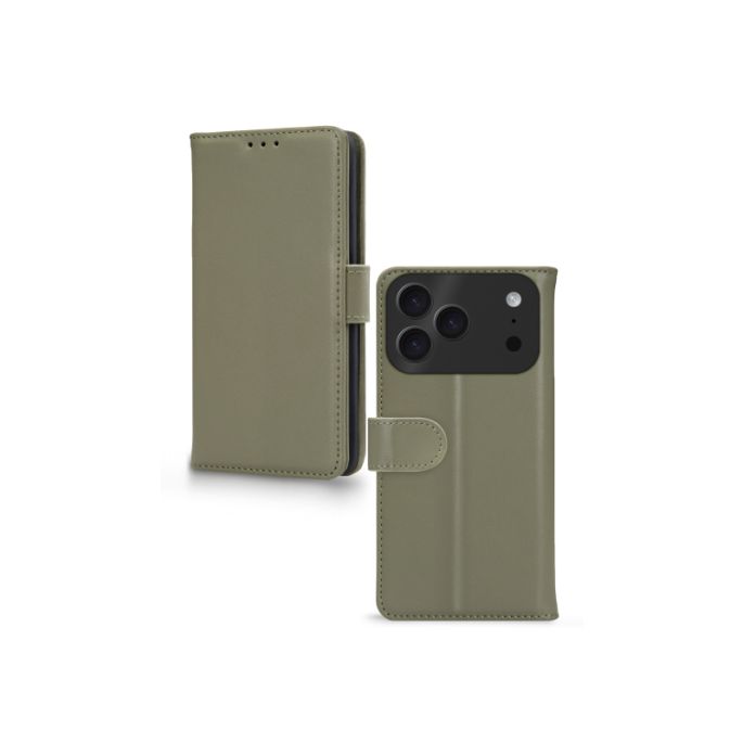 Mobilize Premium Gelly Wallet Book Case Apple iPhone 17 Pro Max Green