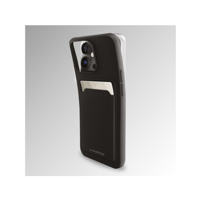Mobilize Rubber Gelly Card Case Apple iPhone 17 Air Matt Black
