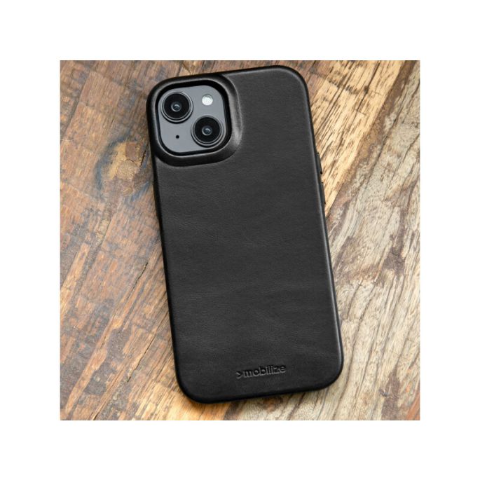 Mobilize Magsafe Compatible Premium Leather Case Apple iPhone 17 Black