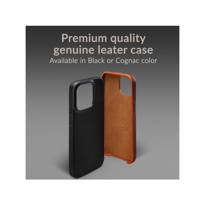 Mobilize Magsafe Compatible Premium Leather Case Apple iPhone 17 Air Black