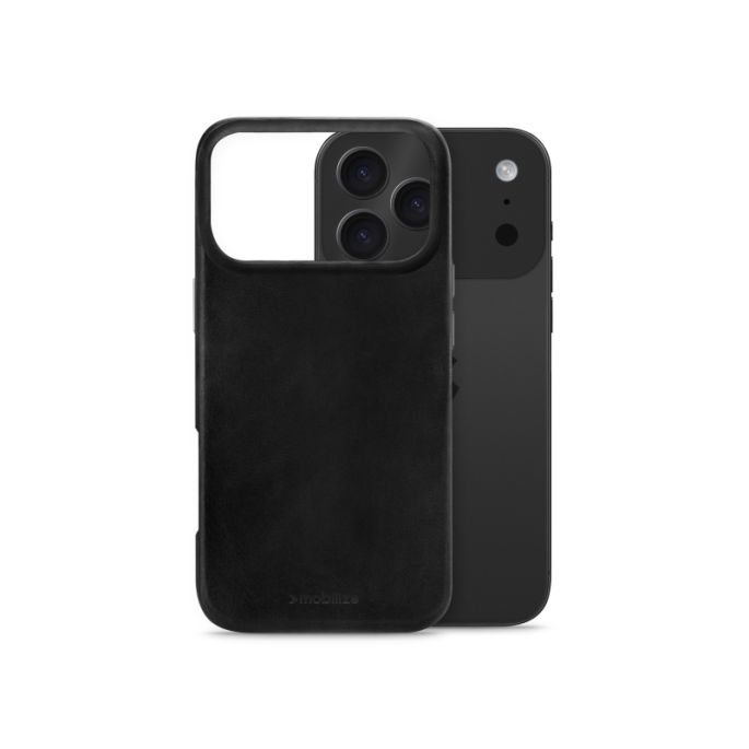 Mobilize Magsafe Compatible Premium Leather Case Apple iPhone 17 Pro Max Black