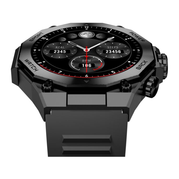 KSIX Smartwatch Titanium Black