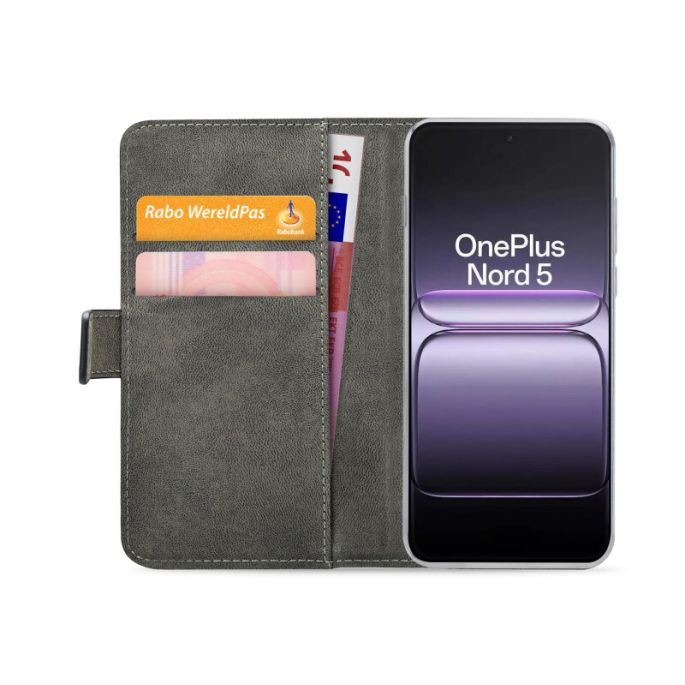 Mobilize Classic Gelly Wallet Book Case OnePlus Nord 5 Black